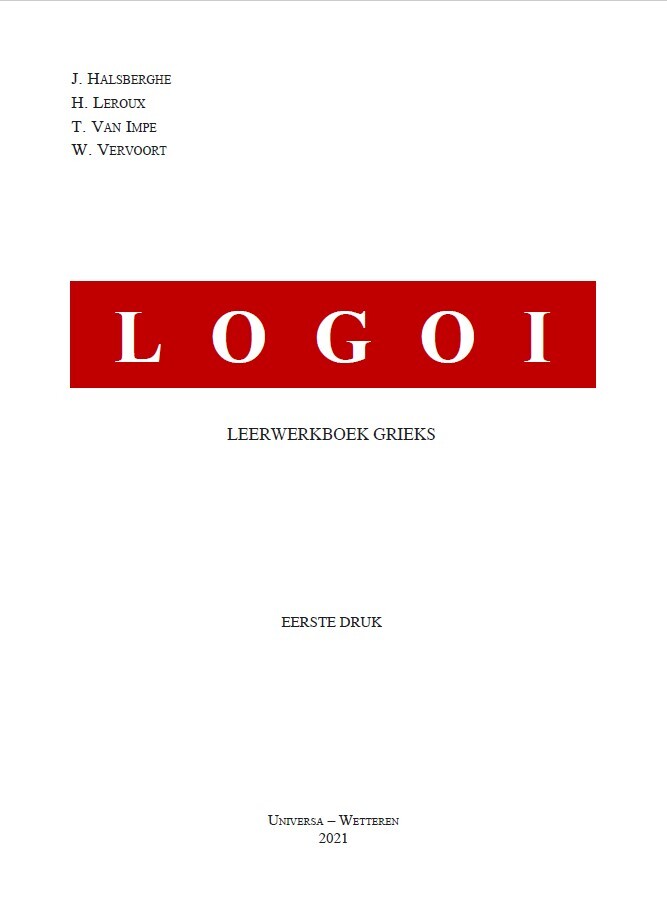 Logoi Leerwerkboek Grieks (2021)