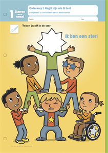 Sterren aan de hemel 1 - ingevulde versie