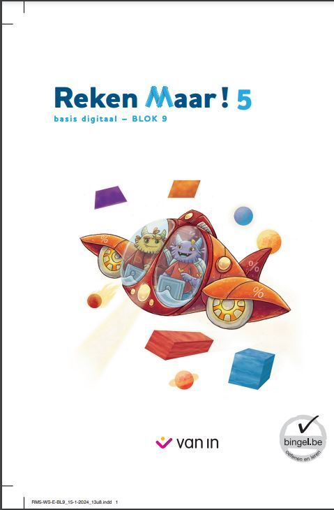 Reken Maar! 5 - werkschrift basis digitaal blok 9