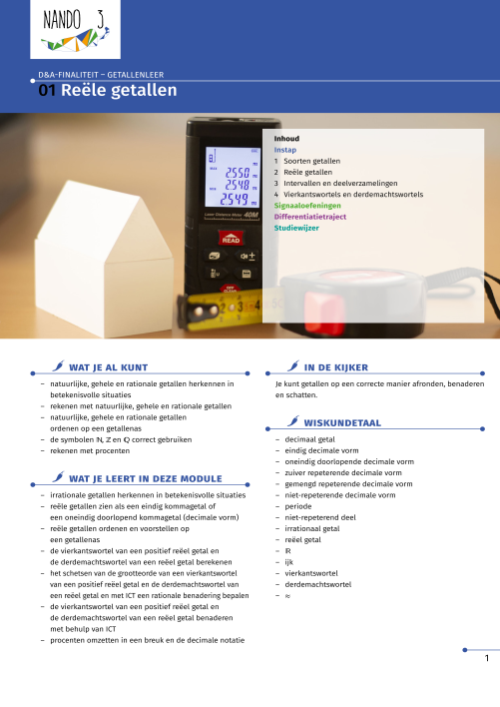 Nando 3 - module 1-7 en diagnostische module D-basis