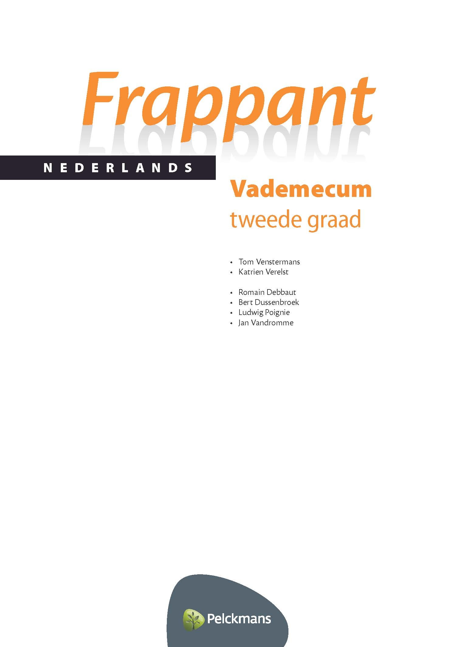 Frappant Nederlands Vademecum 2e graad