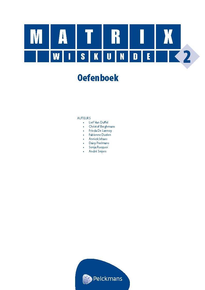 Matrix 2 oefenboek 