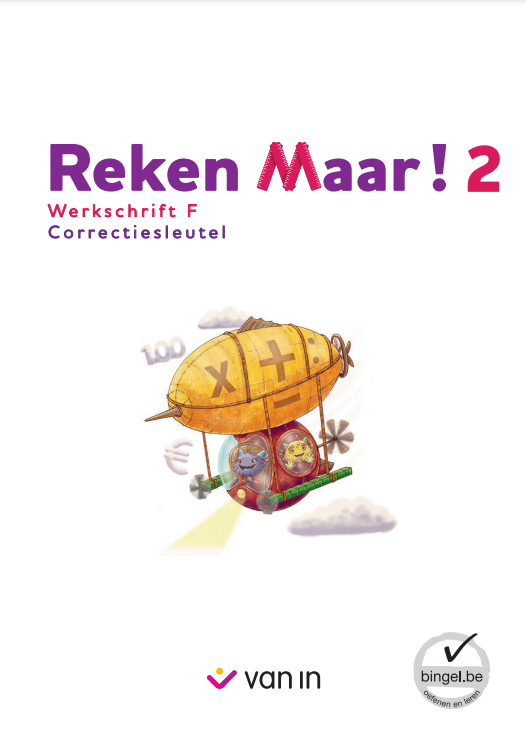 Reken Maar! 2 - werkschrift F correctiesleutel