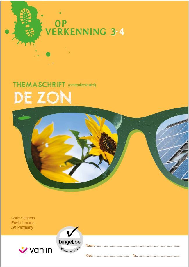 Op verkenning 3 - Themaschrift De zon correctiesleutel