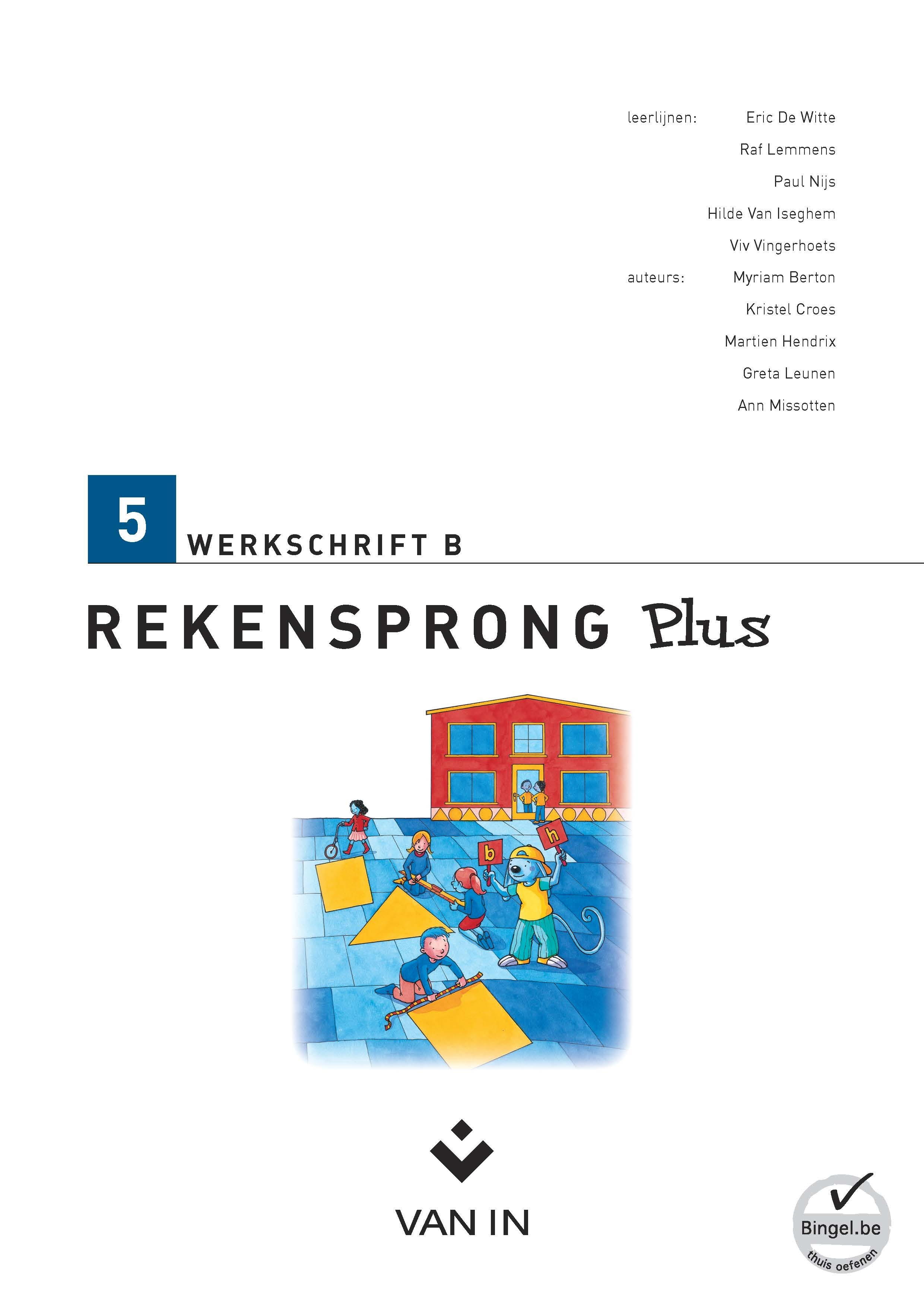 Rekensprong plus 5 werkschrift b