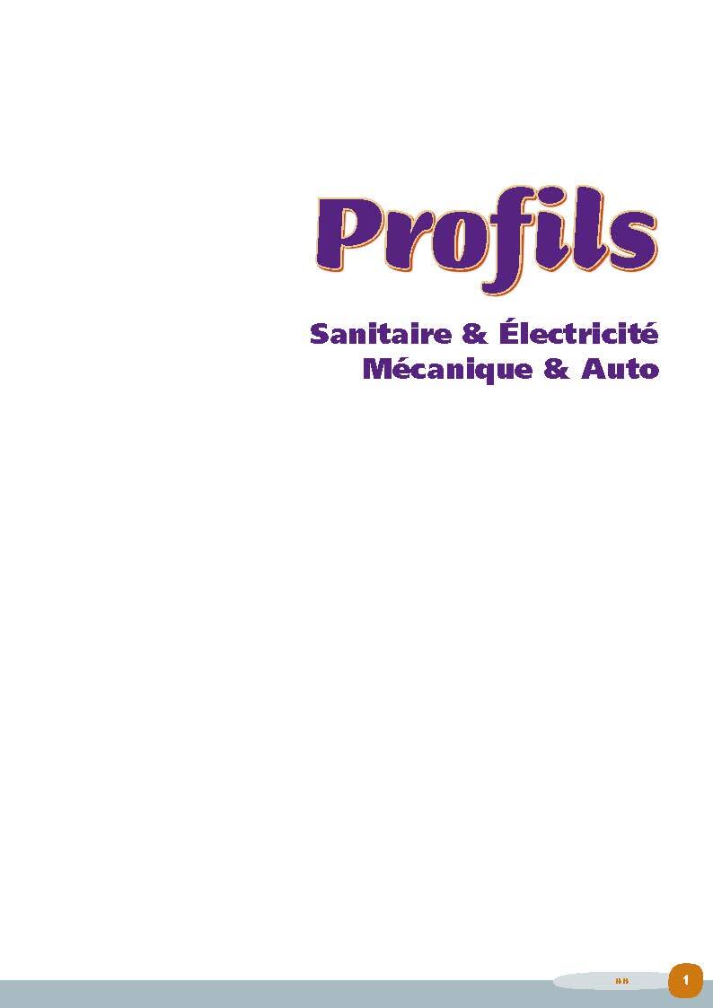 Profils Sanitaire & Electricité, Mécanique & Auto Vaktaalleerwerkboek