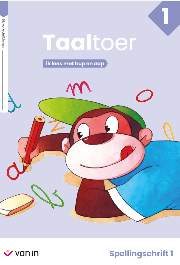 Taaltoer 1 - hup&aap - spellingschrift 1