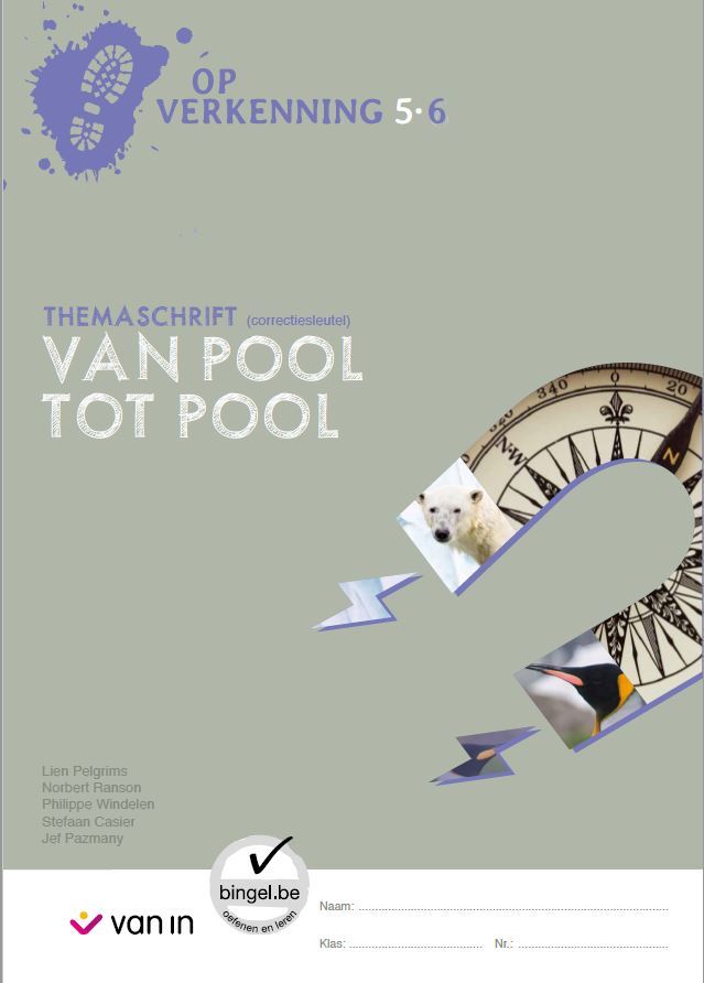 Op verkenning 6 - Themaschrift Van pool tot pool - Correctiesleutel