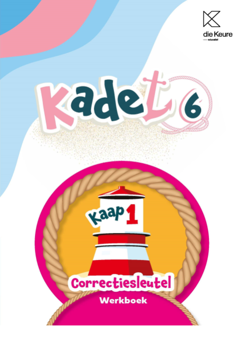 Kadet 6 - set correctiesleutels Werkboeken 6