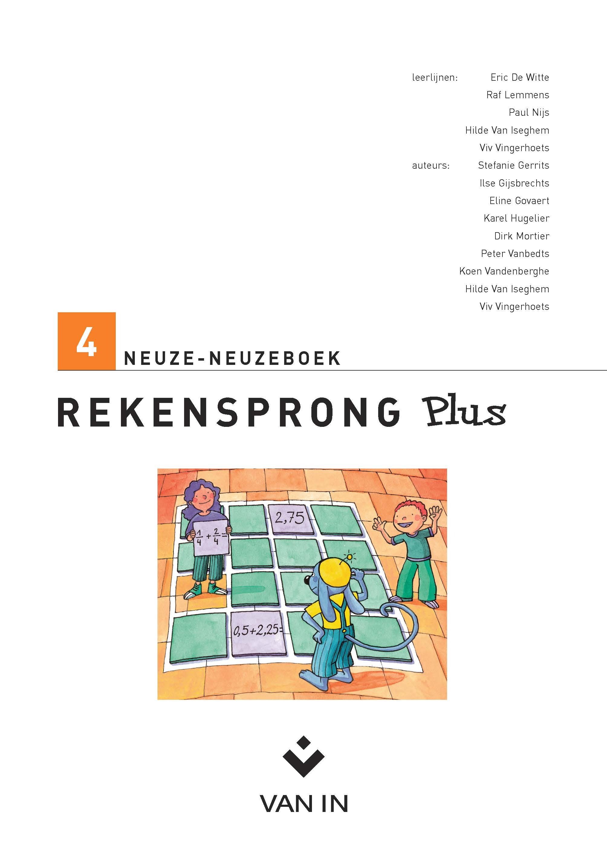 Rekensprong plus 4 neuze-neuzeboek