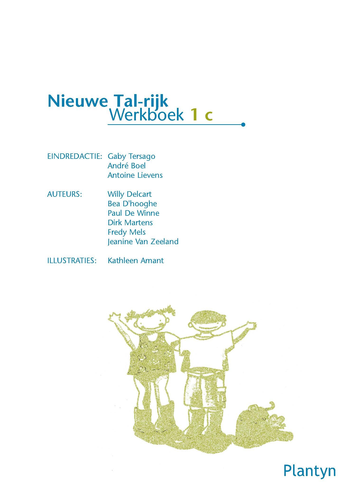 Nieuwe Tal-rijk 1C Werkboek