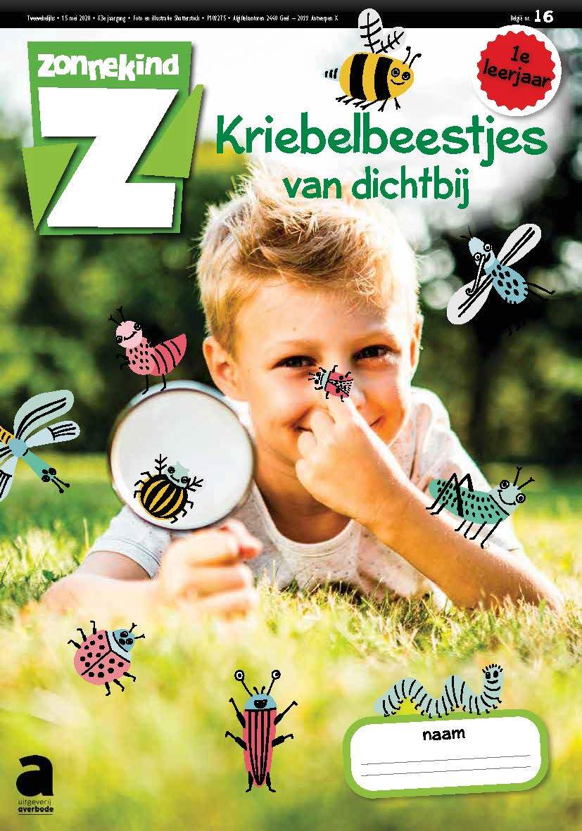 Zonnekind 16 Kriebelbeestjes van dichtbij - 1ste leerjaar