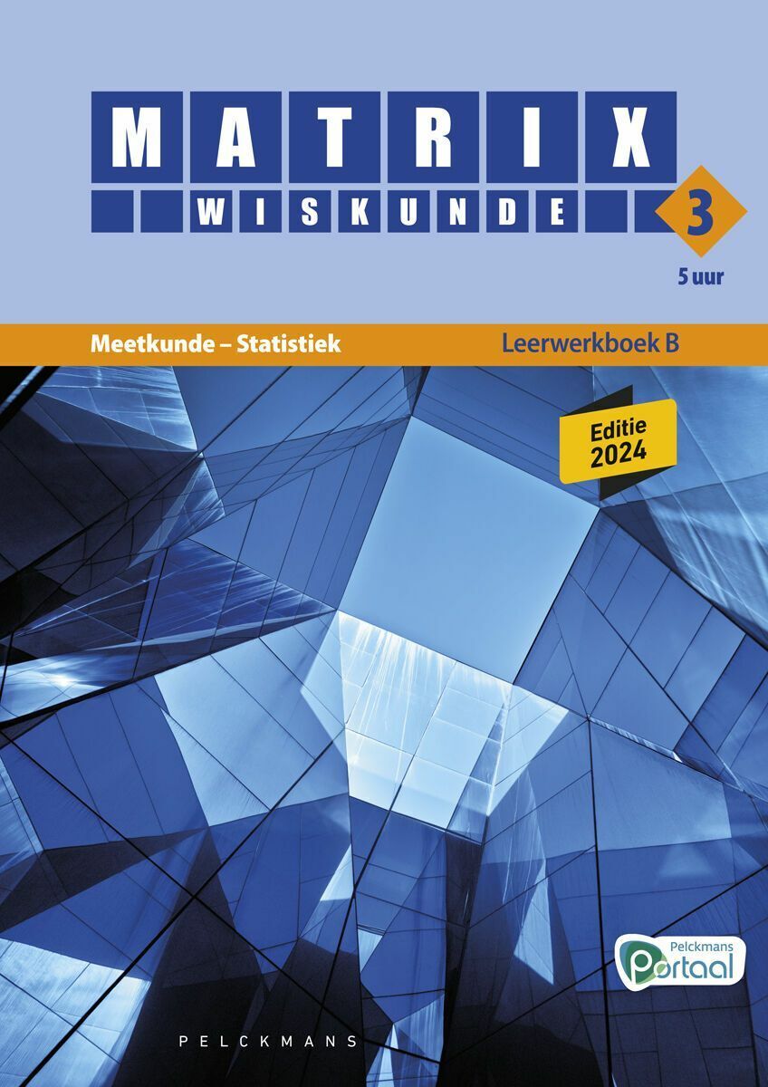 Matrix Wiskunde 3.5 Leerwerkboek B Meetkunde – Statistiek (editie 2024)