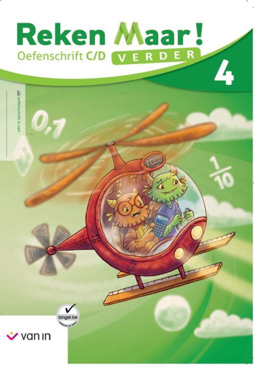 Reken Maar! verder 4 - oefenschrift C-D (2020) 