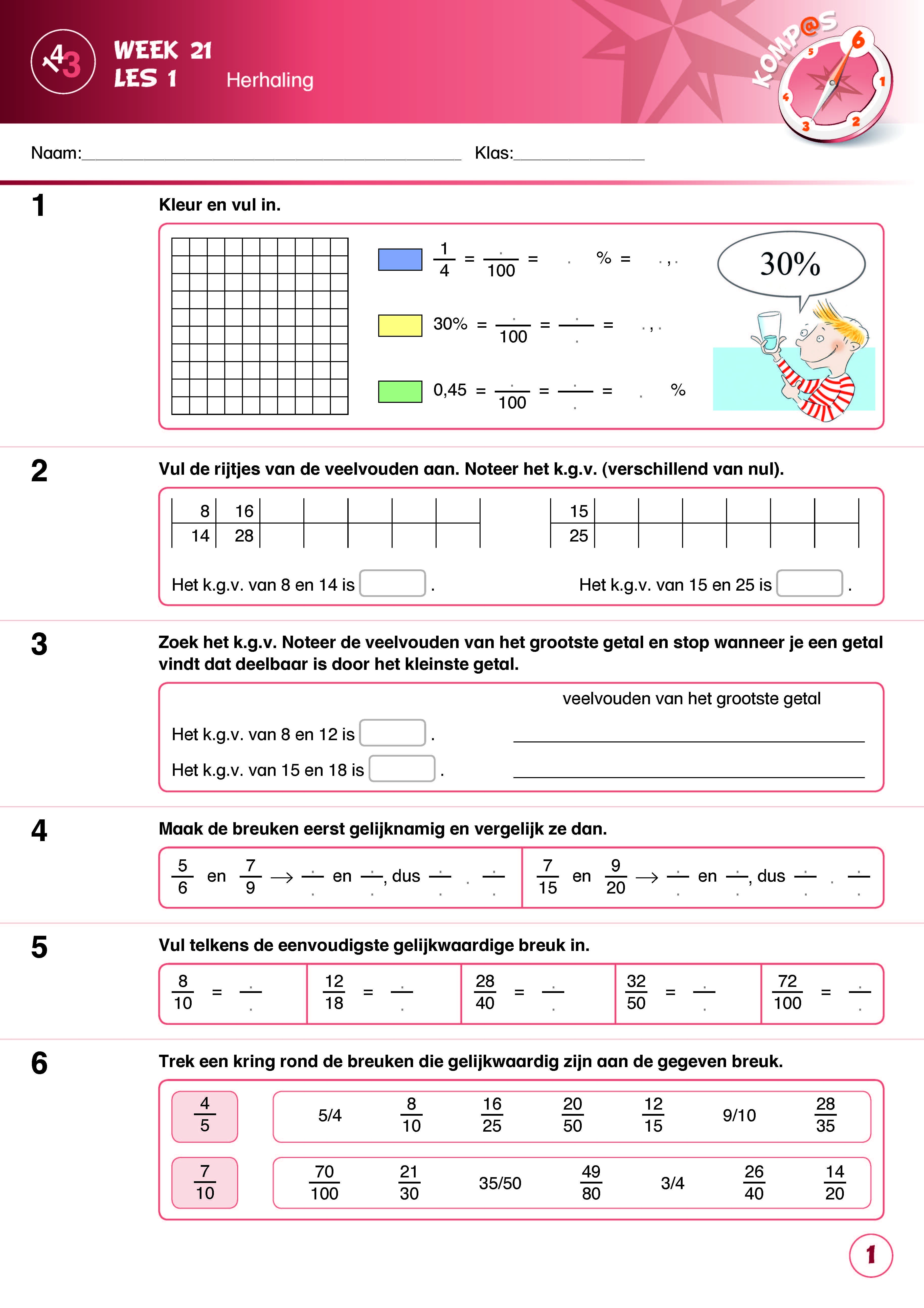 Komp@s 6 Werkboek 5