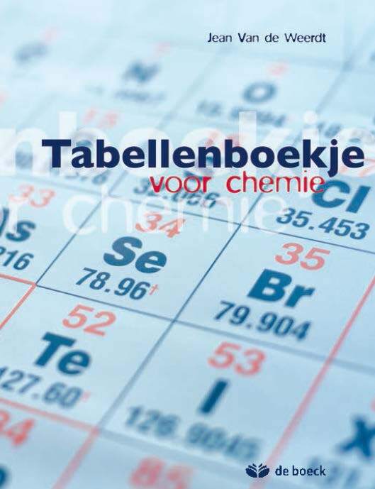 Tabellenboekje voor chemie