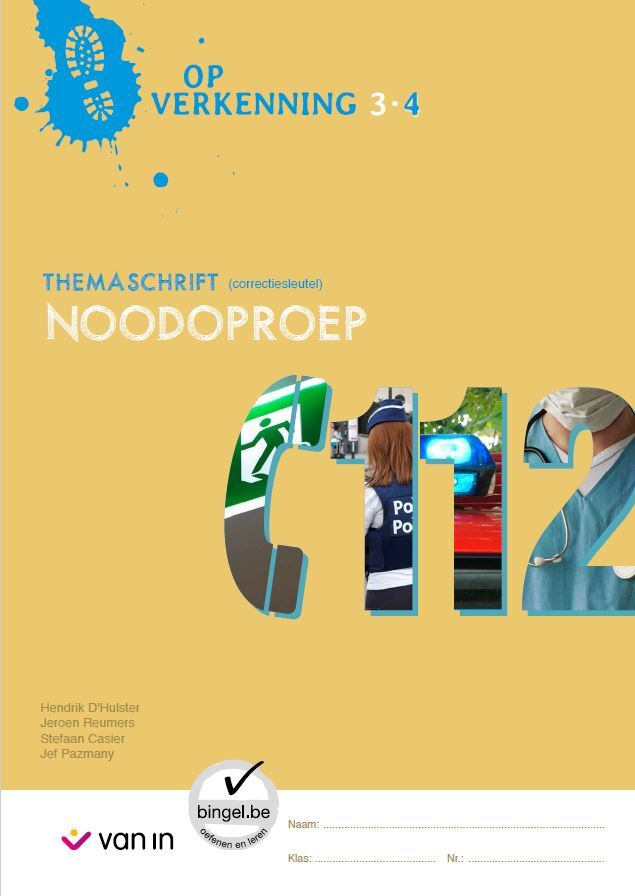 Op Verkenning 4 - Themaschrift Noodoproep correctiesleutel