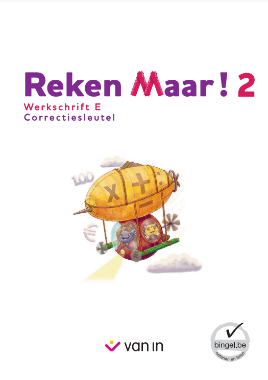 Reken Maar! 2 - werkschrift E correctiesleutel