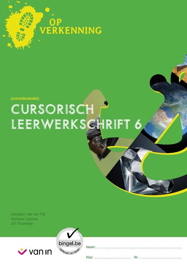 Op verkenning 6 - Cursorisch leerwerkschrift - Correctiesleutel