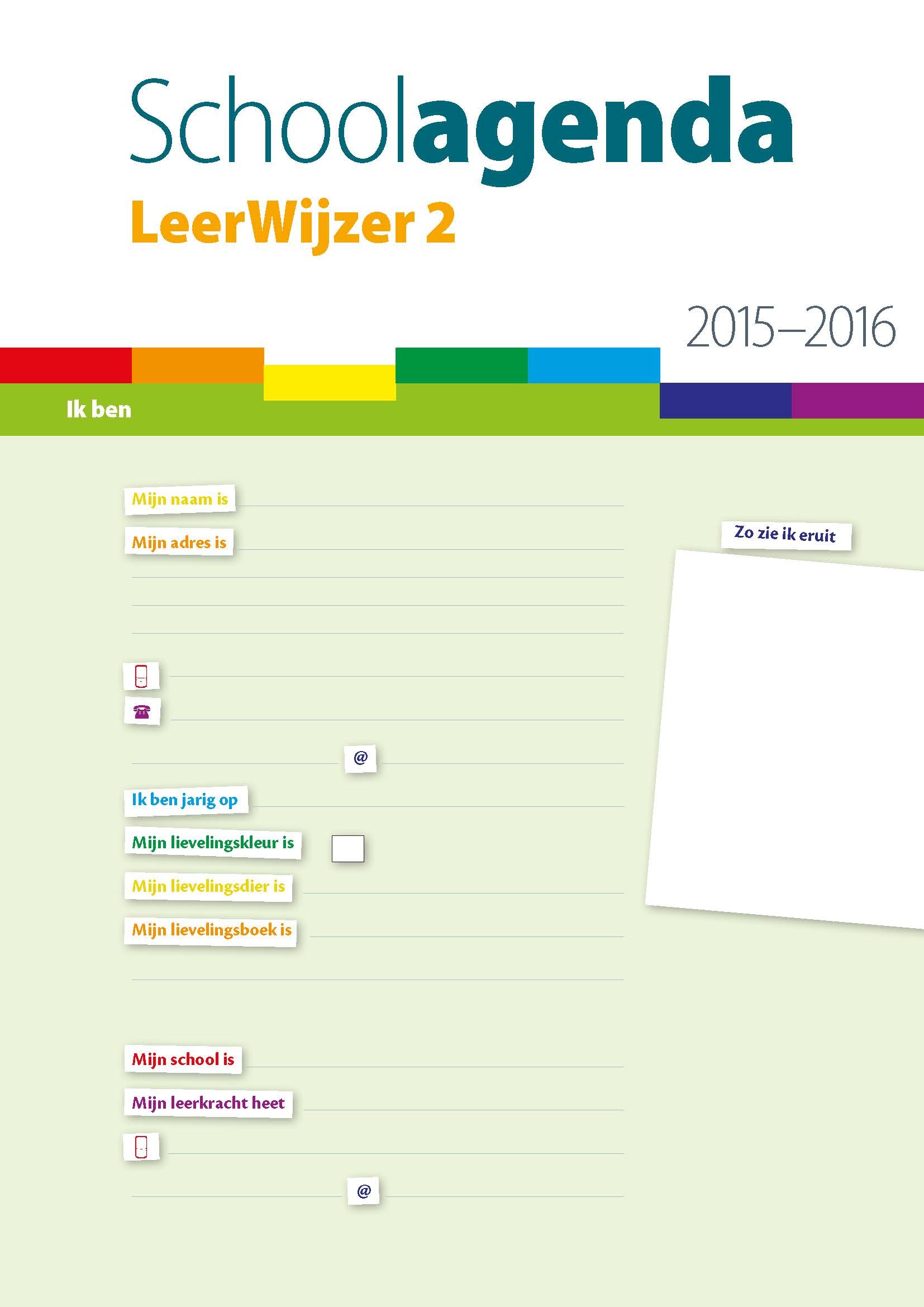 Schoolagenda LeerWijzer 2 2015-2016