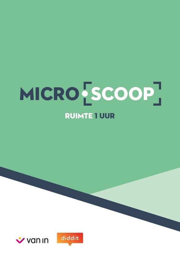 MicroScoop - Leerpakket ruimte 1 uur