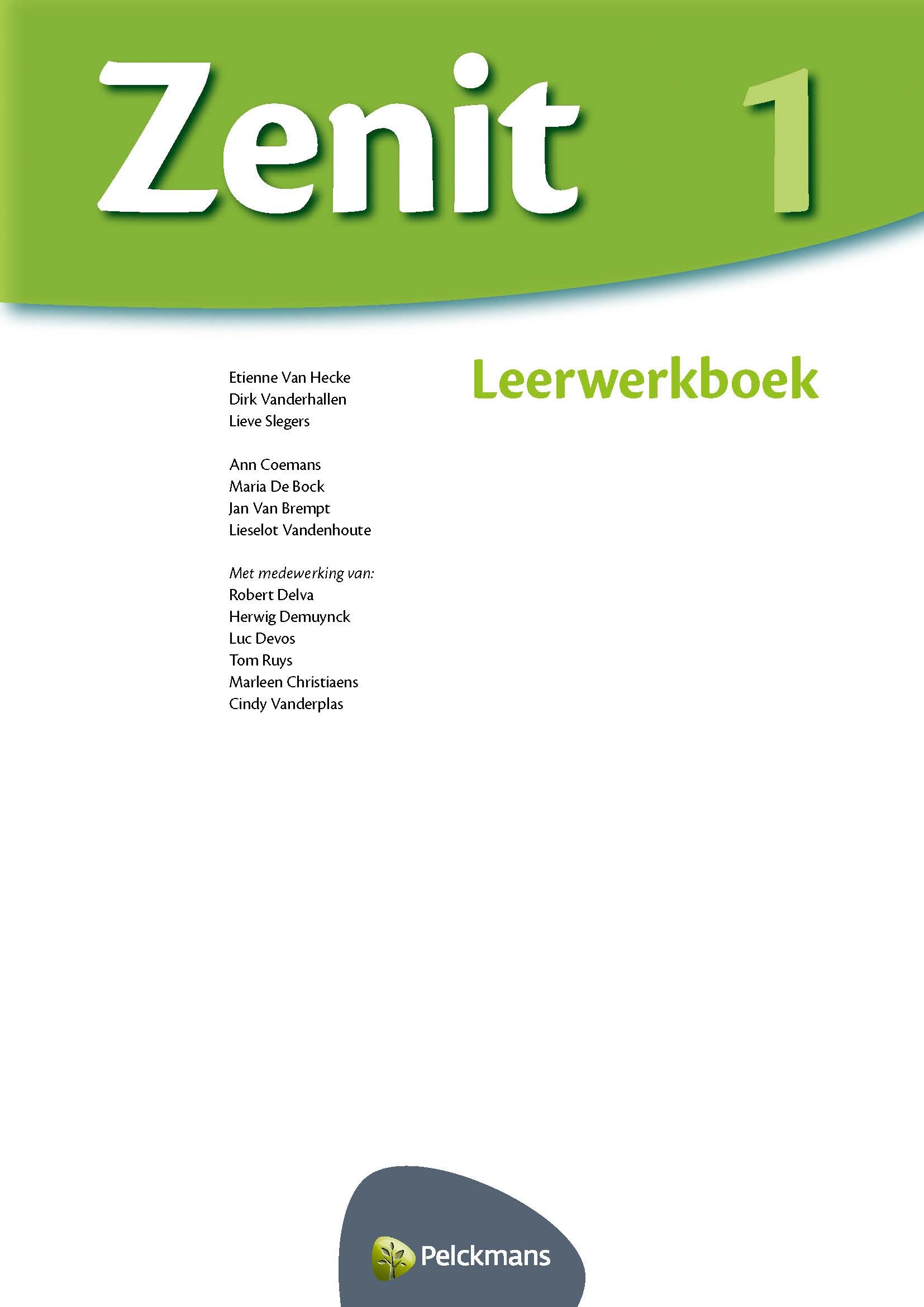 Zenit 1 leerwerkboek (2016)