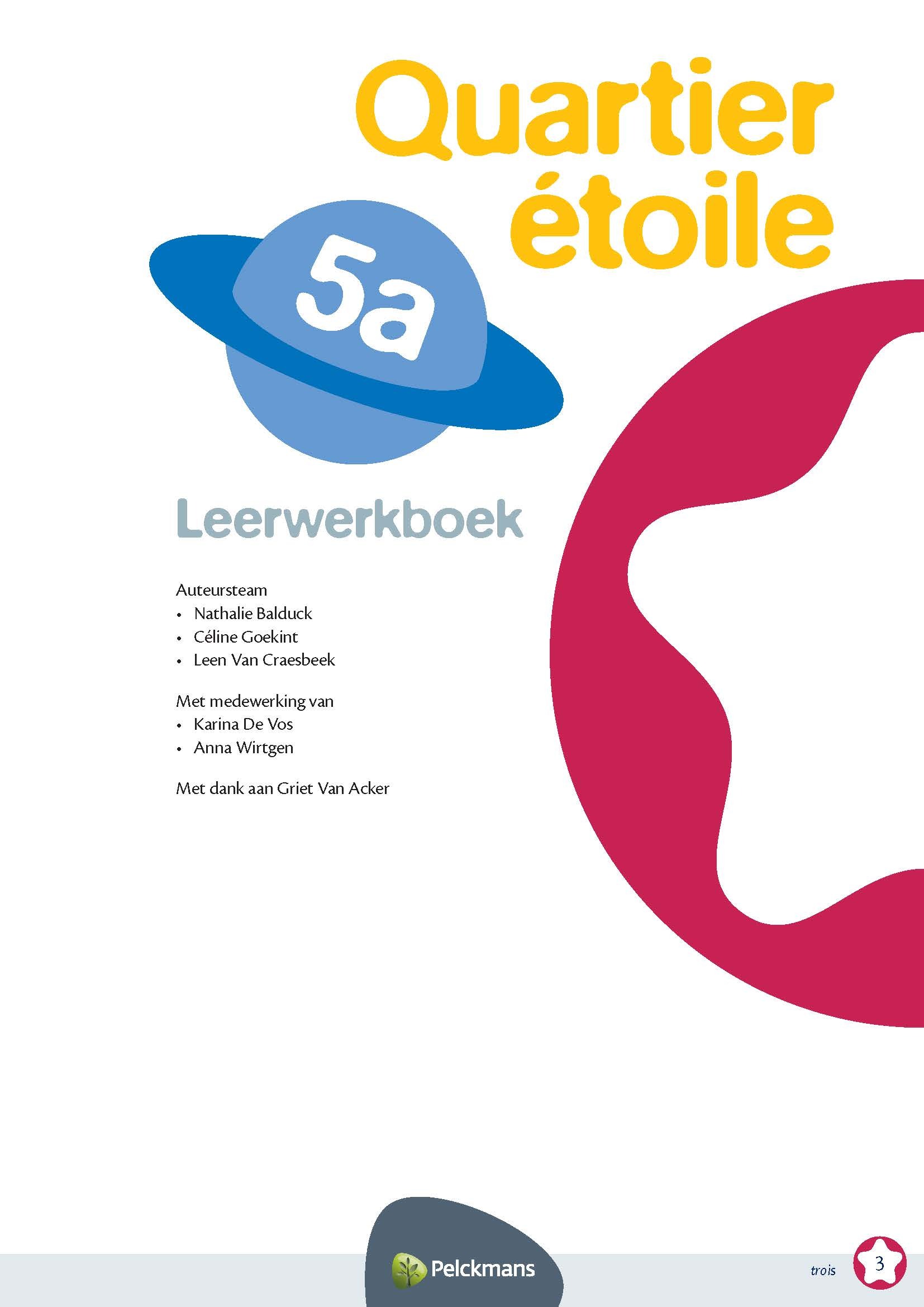 Quartier Étoile 5A Leerwerkboek