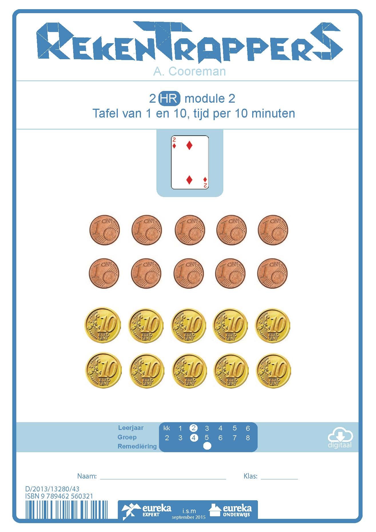 RekenTrappers 2 HR Module 2: Tafel van 1 en 10, tijd per 10 minuten