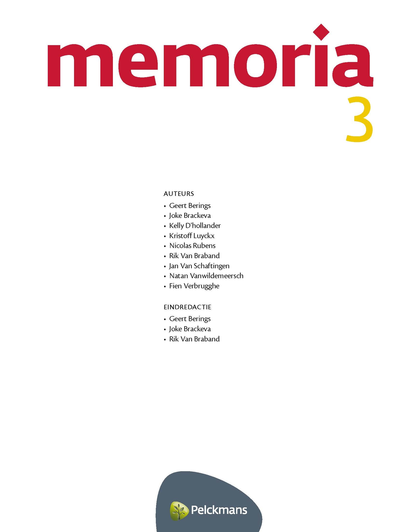 Memoria 3 handboek