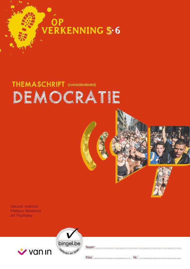 Op verkenning 5 - themaschrift Democratie - Correctiesleutel