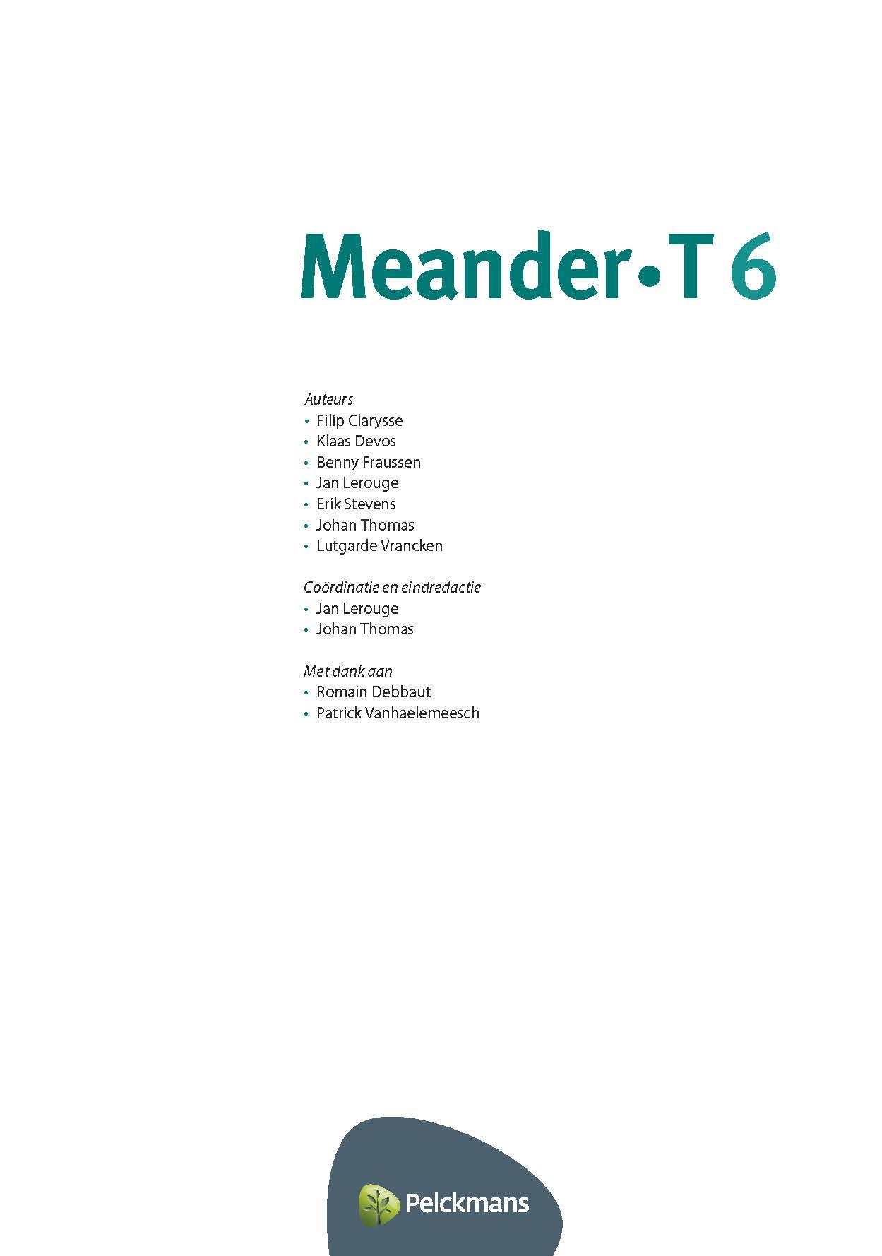 Meander 6T leerwerkboek