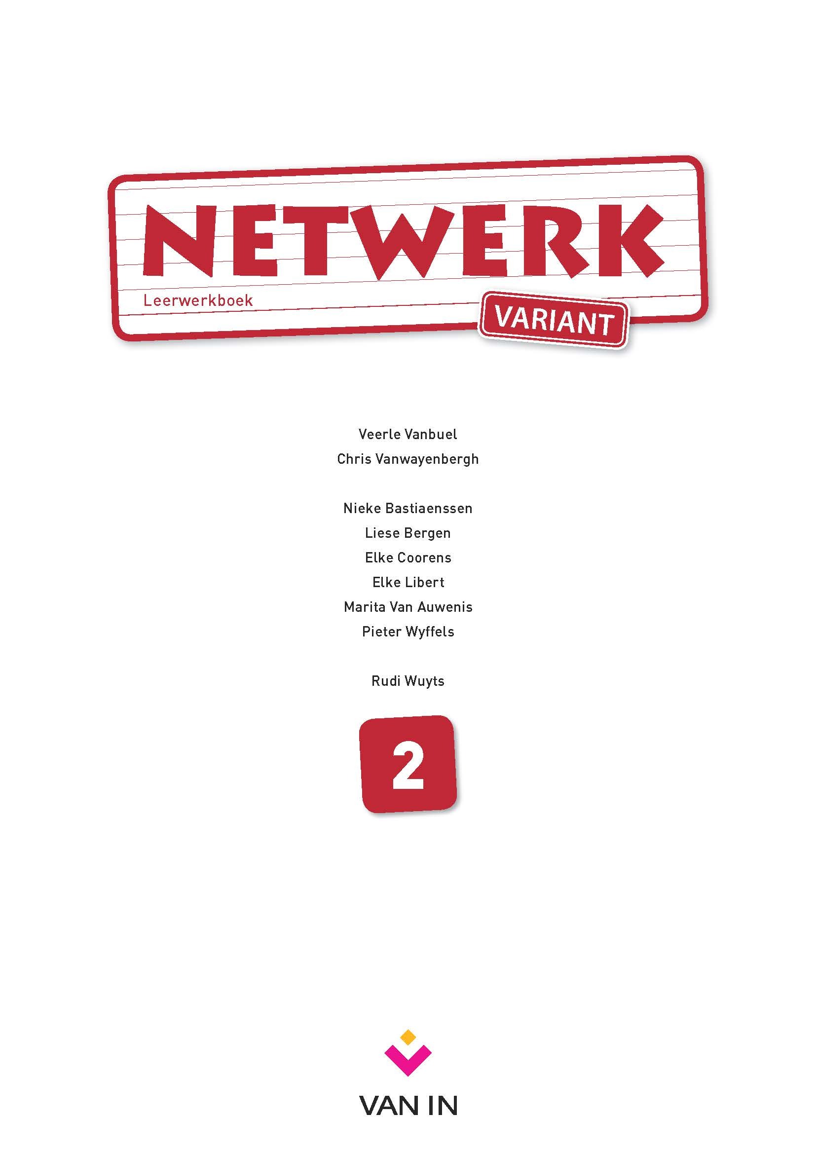 Netwerk Leerwerkboek 2 VARIANT · Eureka ADIBib