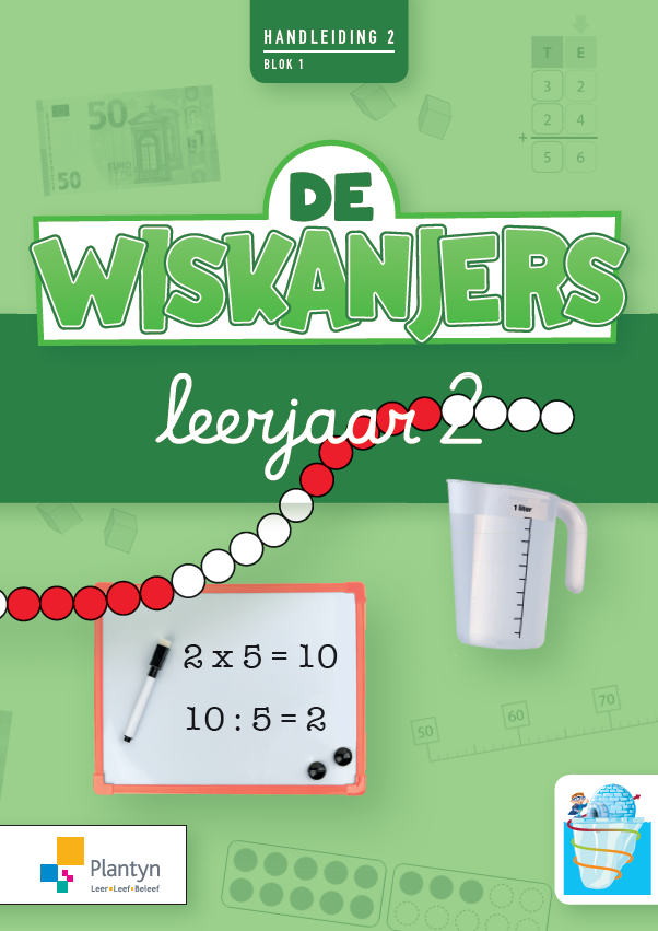 De Wiskanjers (IJsbergversie) 2 Set Handleidingen (Blok 1 t/m 10)