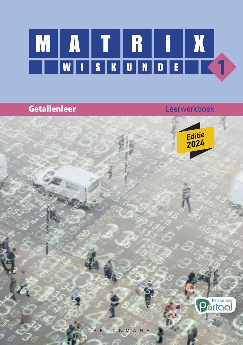 Matrix Wiskunde 1 Getallenleer Leerwerkboek (editie 2024) + Vademecum