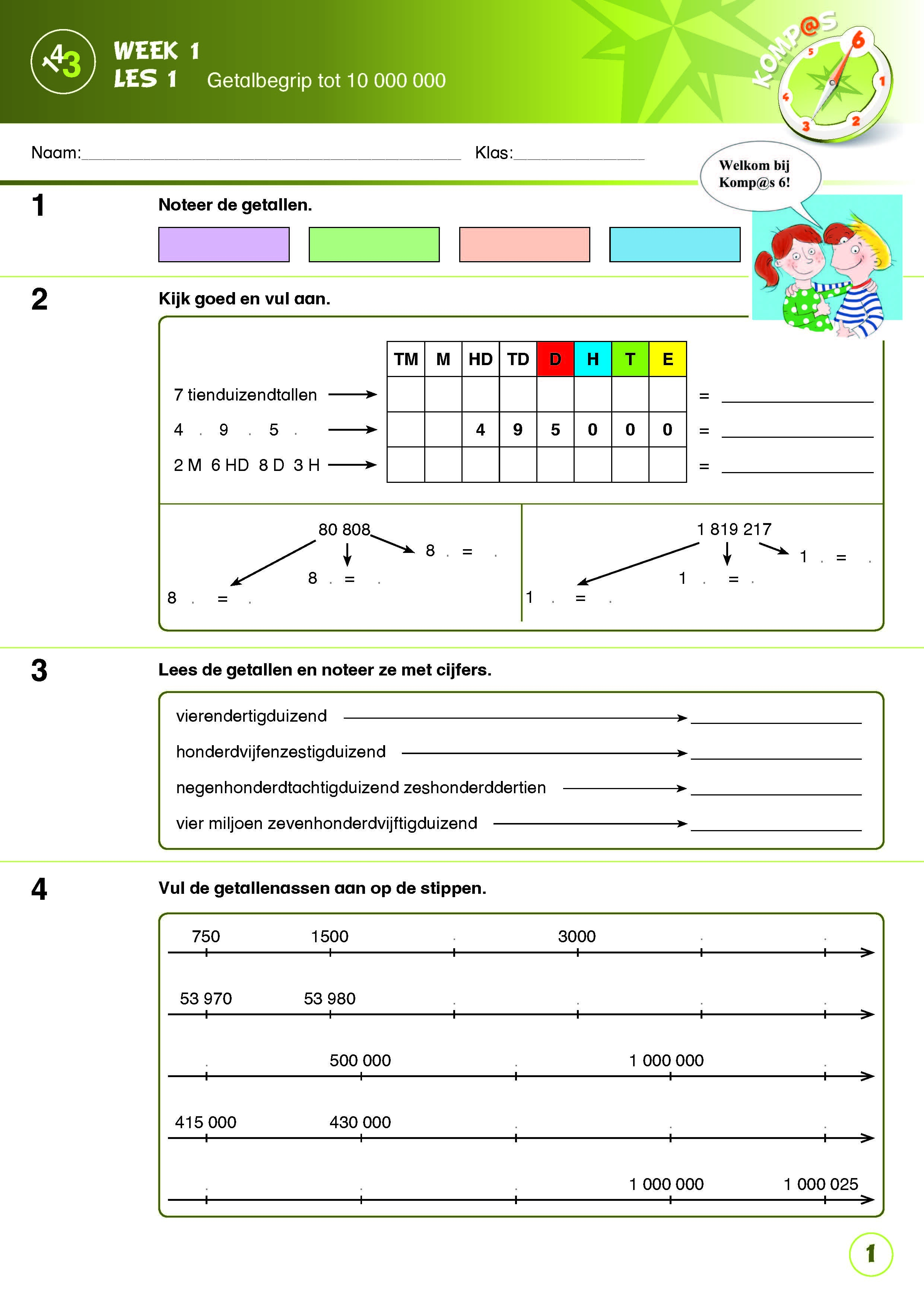 Komp@s 6 Werkboek 1