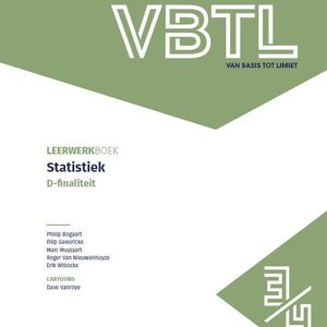 VBTL 3/4 leerwerkboek statistiek - D 4/5 uur (2021)
