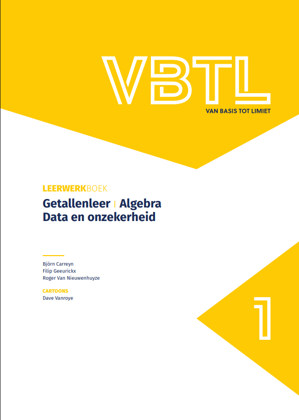 VBTL 1 - Leerwerkboek getallen, algebra, data en onzekerheid (editie 2024)