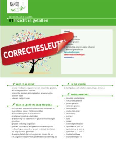 Nando Correctiesleutel 1