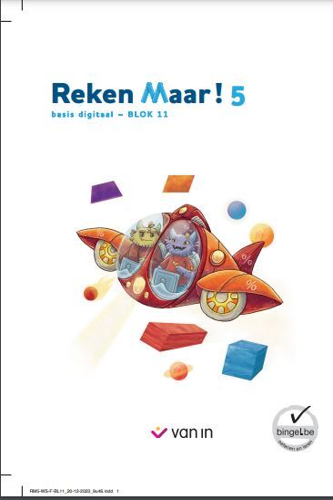 Reken Maar! 5 - werkschrift basis digitaal blok 11