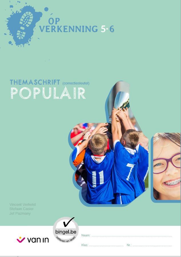 Op verkenning 6 - Themaschrift Populair - Correctiesleutel