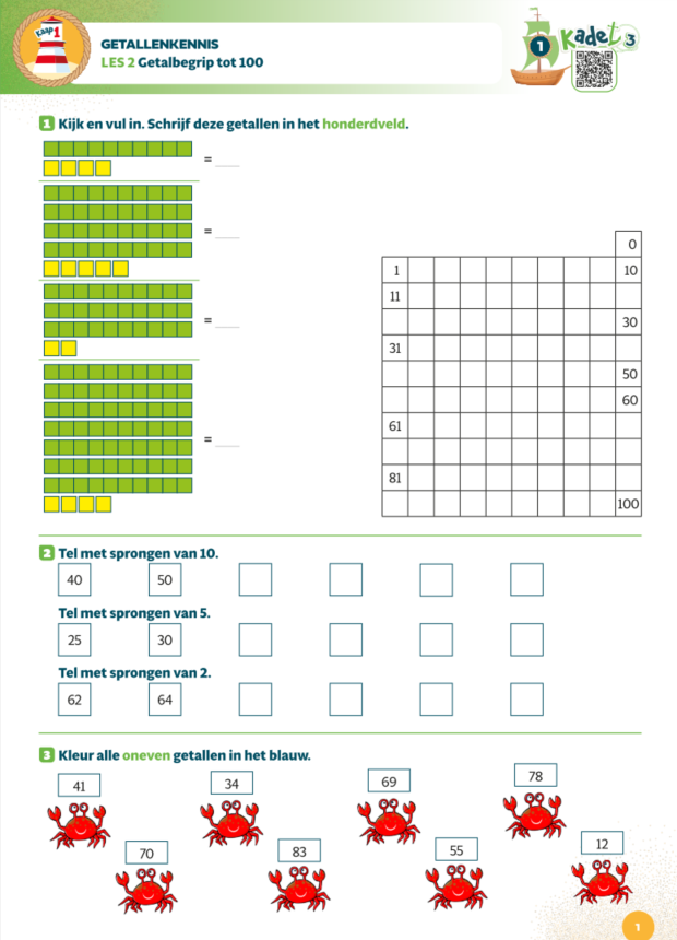 Kadet 3 – scheurblok spoor 1 en 2 