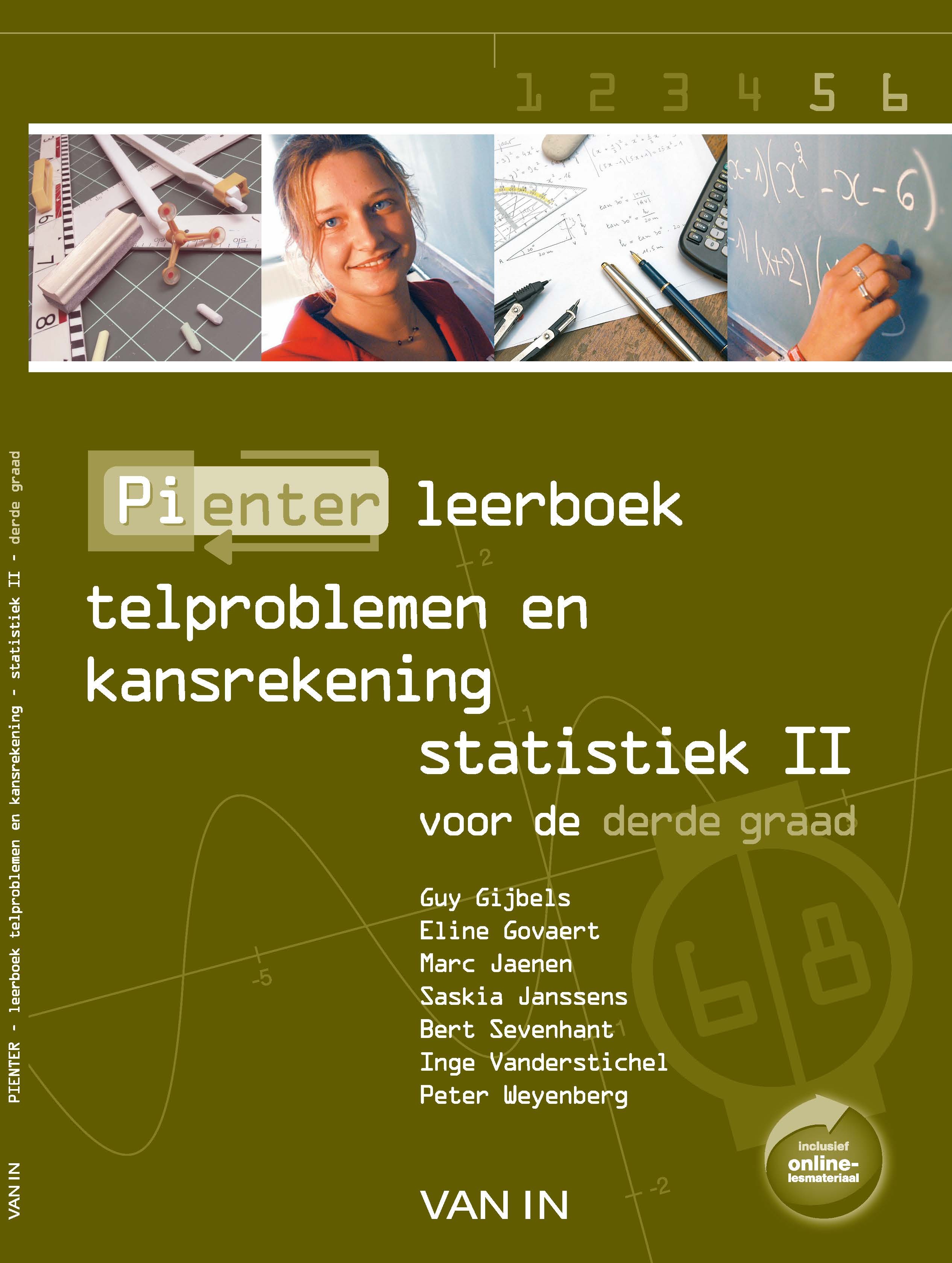 Pienter leerboek telproblemen en kansrekening statistiek II voor de derde graad