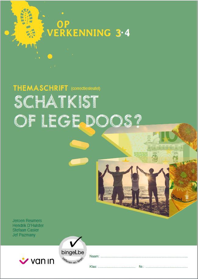 Op Verkenning 3 - Themaschrift Schatkist of lege doos? correctiesleutel