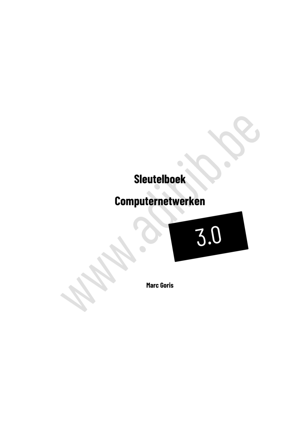 Sleutelboek Computernetwerken 3.0