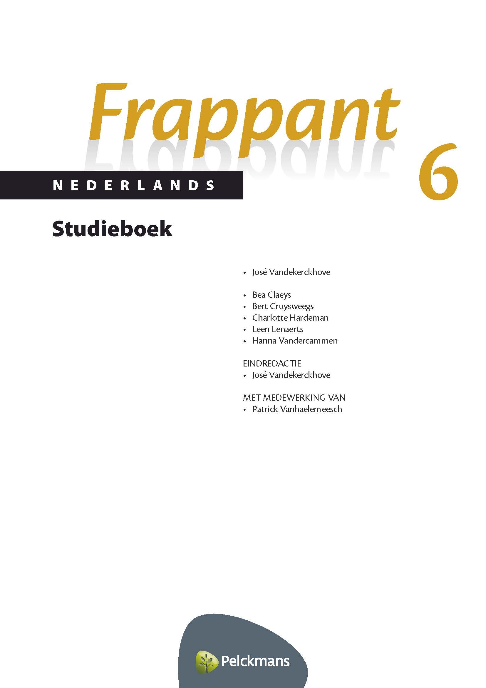 Frappant Nederlands 6 Studieboek