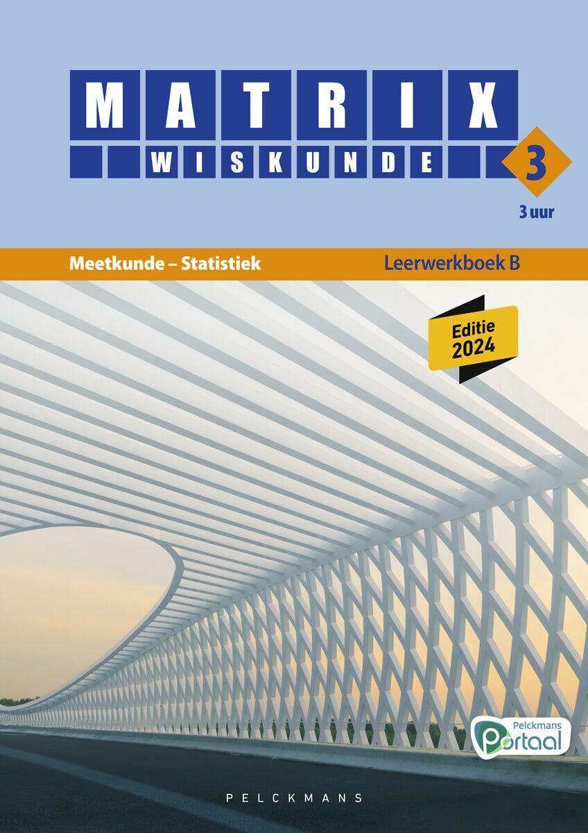 Matrix Wiskunde 3.3 Leerwerkboek B Meetkunde – Statistiek (editie 2024)