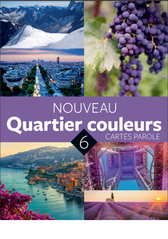 Nouveau Quartier couleurs 6 Cartes paroles