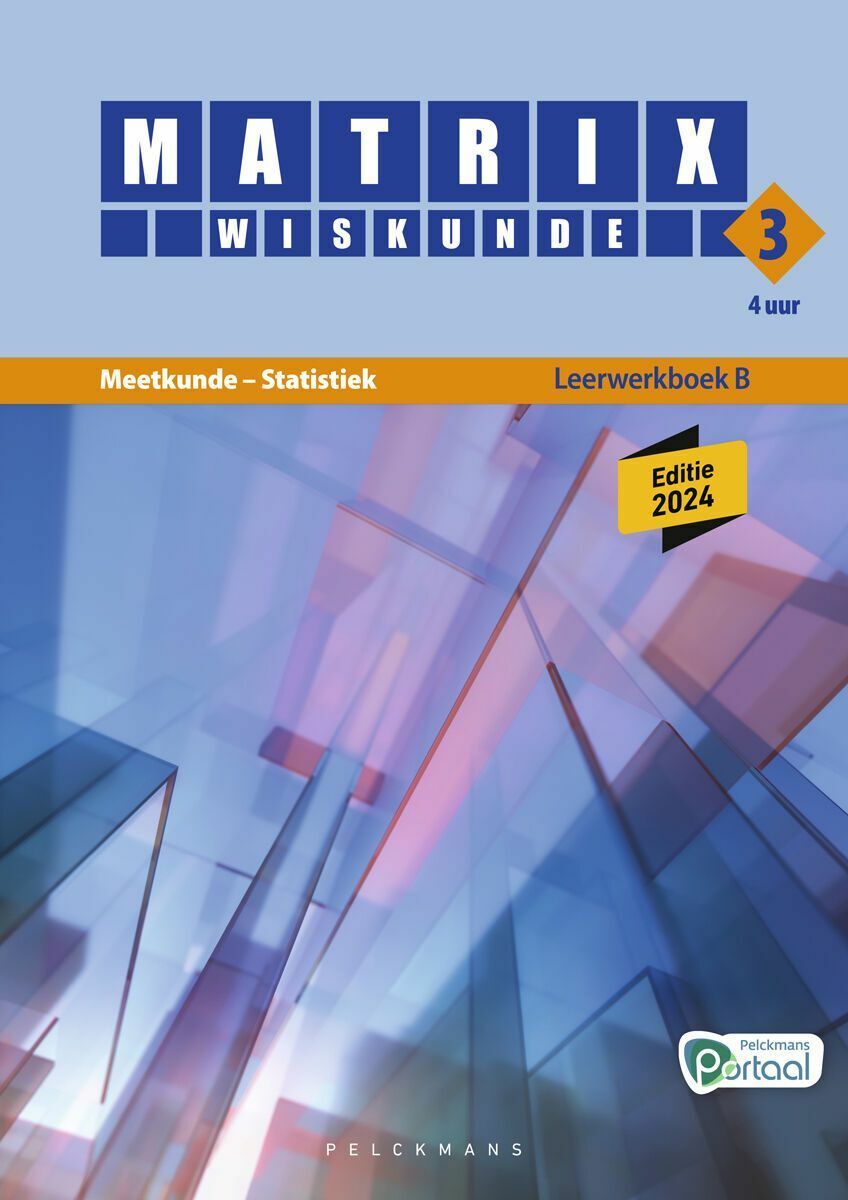 Matrix Wiskunde 3.4 Leerwerkboek B Meetkunde – Statistiek (editie 2024)