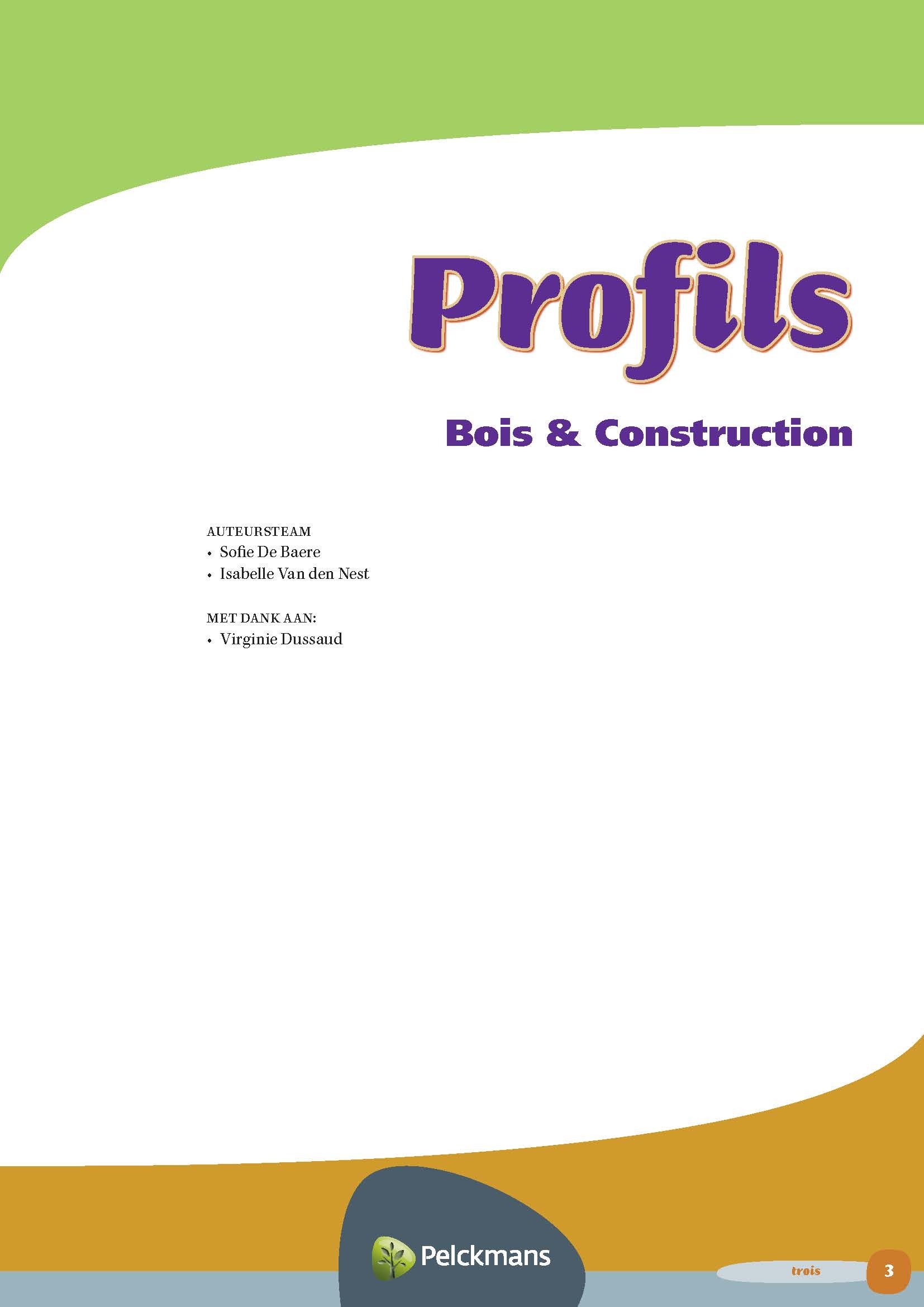 Profils Bois & Construction Vaktaalleerwerkboek