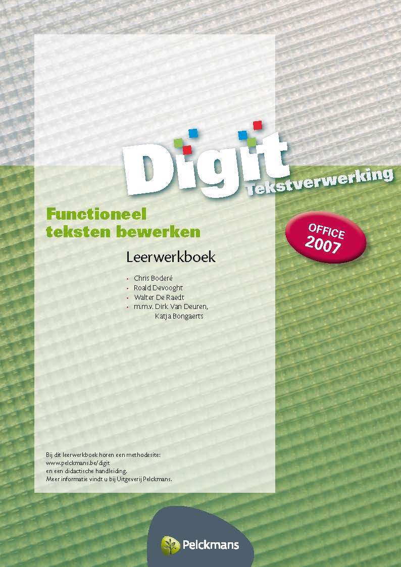 Digit Tekstverwerking Office 2007